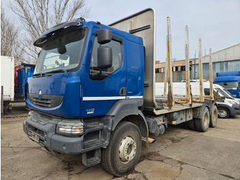 Φορτηγό ξυλείας RENAULT Kerax 460