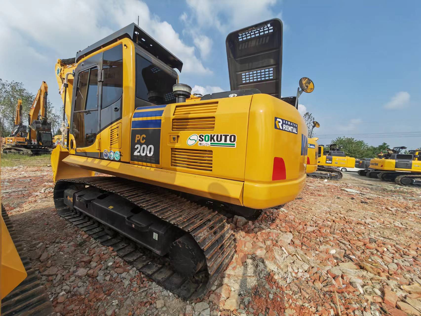 Ερπυστριοφόρος εκσκαφέας KOMATSU PC200