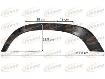 Νέα Fender για Φορτηγό VOLVO FH5 FENDER EDGE COVER RIGHT WIDE: φωτογραφία 2