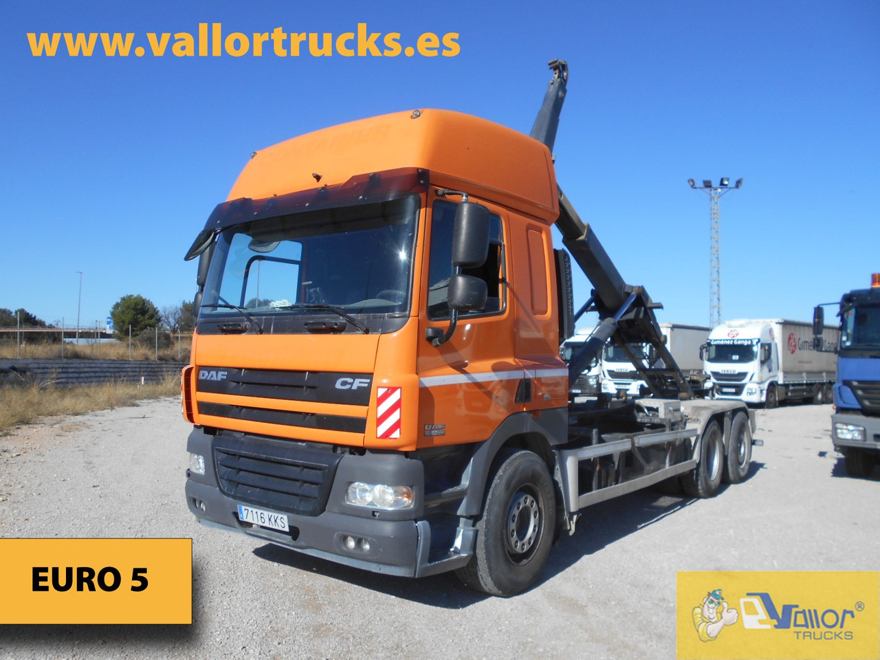 Φορτηγό φόρτωσης γάντζου DAF CF 85.460: φωτογραφία 6