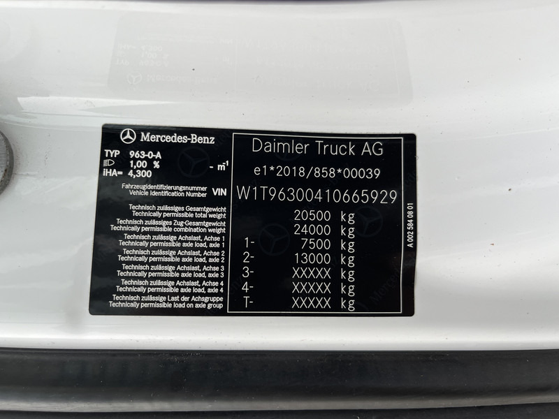 Φορτηγό μουσαμάς Mercedes-Benz Actros 2127 / Schuifzeil Box Nieuw ! / Laadklep / APK 07-25: φωτογραφία 17