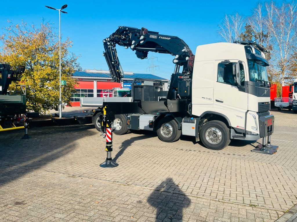 Νέα Φορτηγό, Φορτηγό με γερανό Volvo FH 540 SZM mit F1450 HXP Fly Jib + Winde: φωτογραφία 11