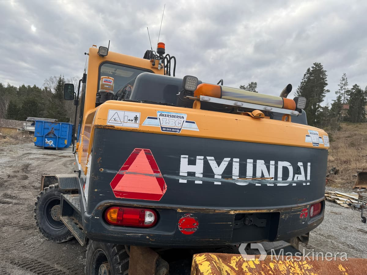 Τροχοφόρος εκσκαφέας Hjulgrävare Hyundai Robex 180W-9A med kärra: φωτογραφία 7