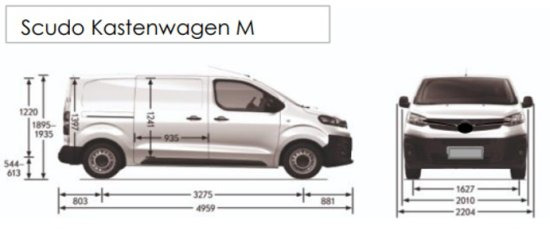 Βαν Fiat Scudo Scudo (L2) M BlueDHi 120 6-Gang, Exportpreis: φωτογραφία 12