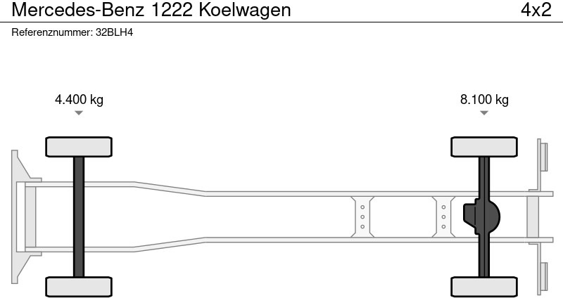 Μίσθωση Mercedes-Benz 1222 Koelwagen Mercedes-Benz 1222 Koelwagen: φωτογραφία 11