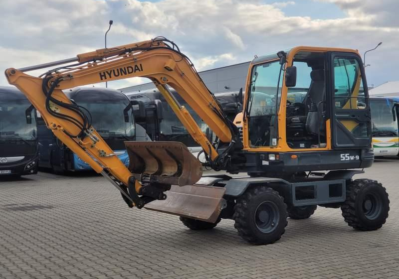 Τροχοφόρος εκσκαφέας Hyundai ROBEX 55W-9 EXCAVATOR / SPROWADZONY Z FRANCJI: φωτογραφία 8