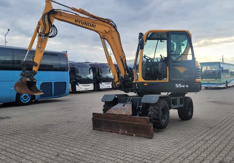 Τροχοφόρος εκσκαφέας Hyundai ROBEX 55W-9 EXCAVATOR / SPROWADZONY Z FRANCJI: φωτογραφία 16