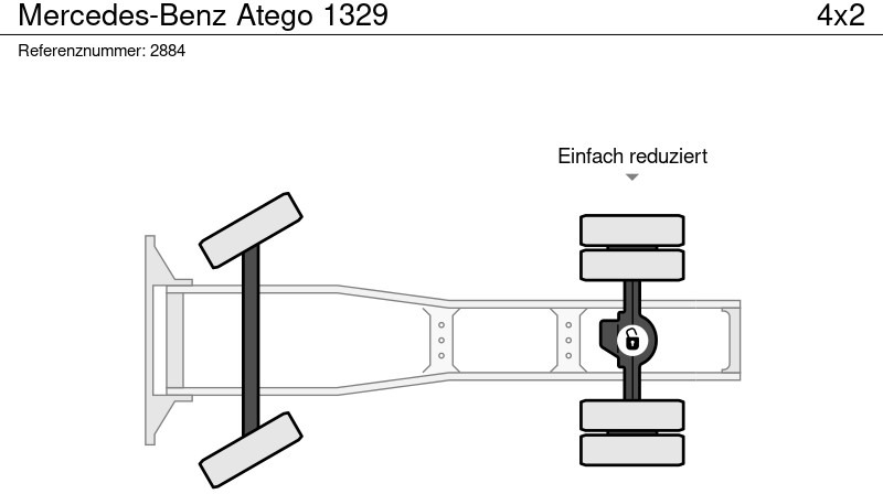 Τράκτορας Mercedes-Benz Atego 1329: φωτογραφία 7