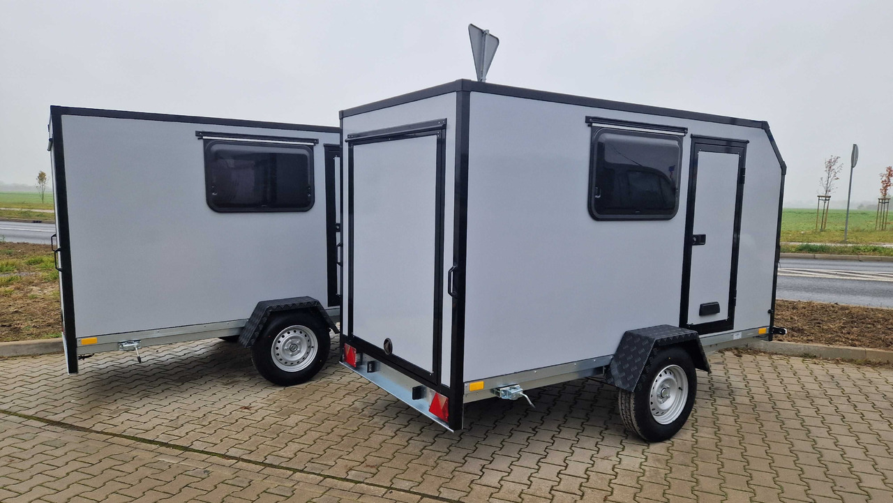 Ρυμουλκούμενο τροχόσπιτο Minicamp Everest Lekki mały kemping camper DMC 600 do 1000kg NOWA: φωτογραφία 7