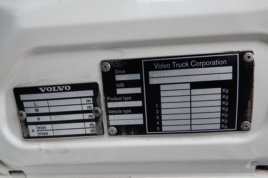 Τράκτορας Volvo FM 450 / NISKA KABINA / HYDRAULIKA / WAGA: 6500: φωτογραφία 17