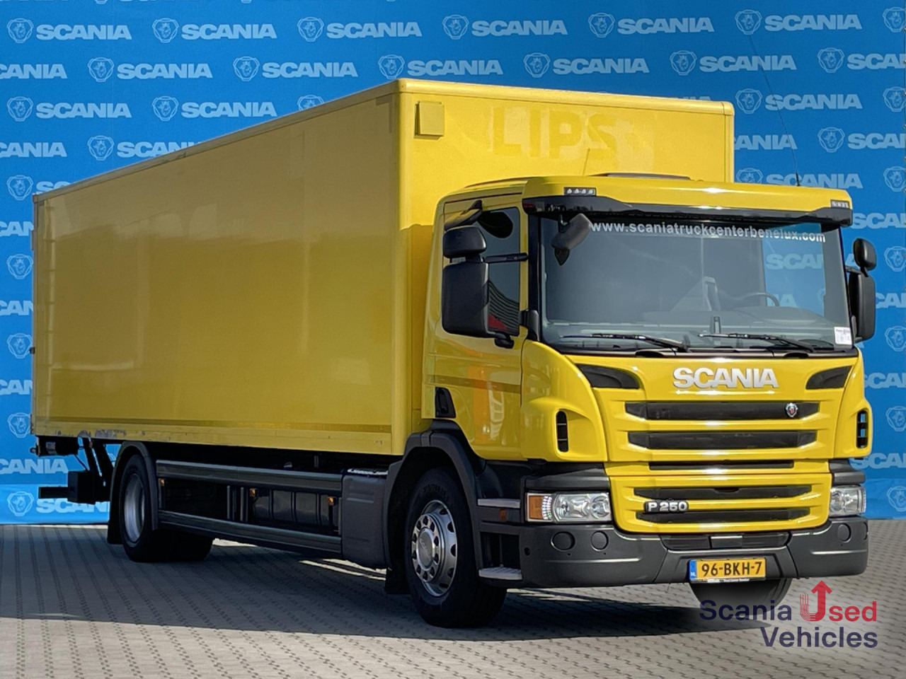 Φορτηγό κόφα SCANIA P 250 DB4x2MNA AIRCO TAIL LIFT 1.5T 855X249X227CM: φωτογραφία 8