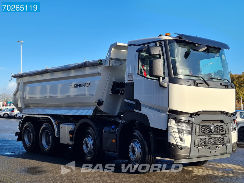 Νέα Φορτηγό ανατρεπόμενο Renault C 480 8X4 NEW! 18m3 KH Kipper Big Axle Full steel OPTIBRAKE+ Euro 6: φωτογραφία 8