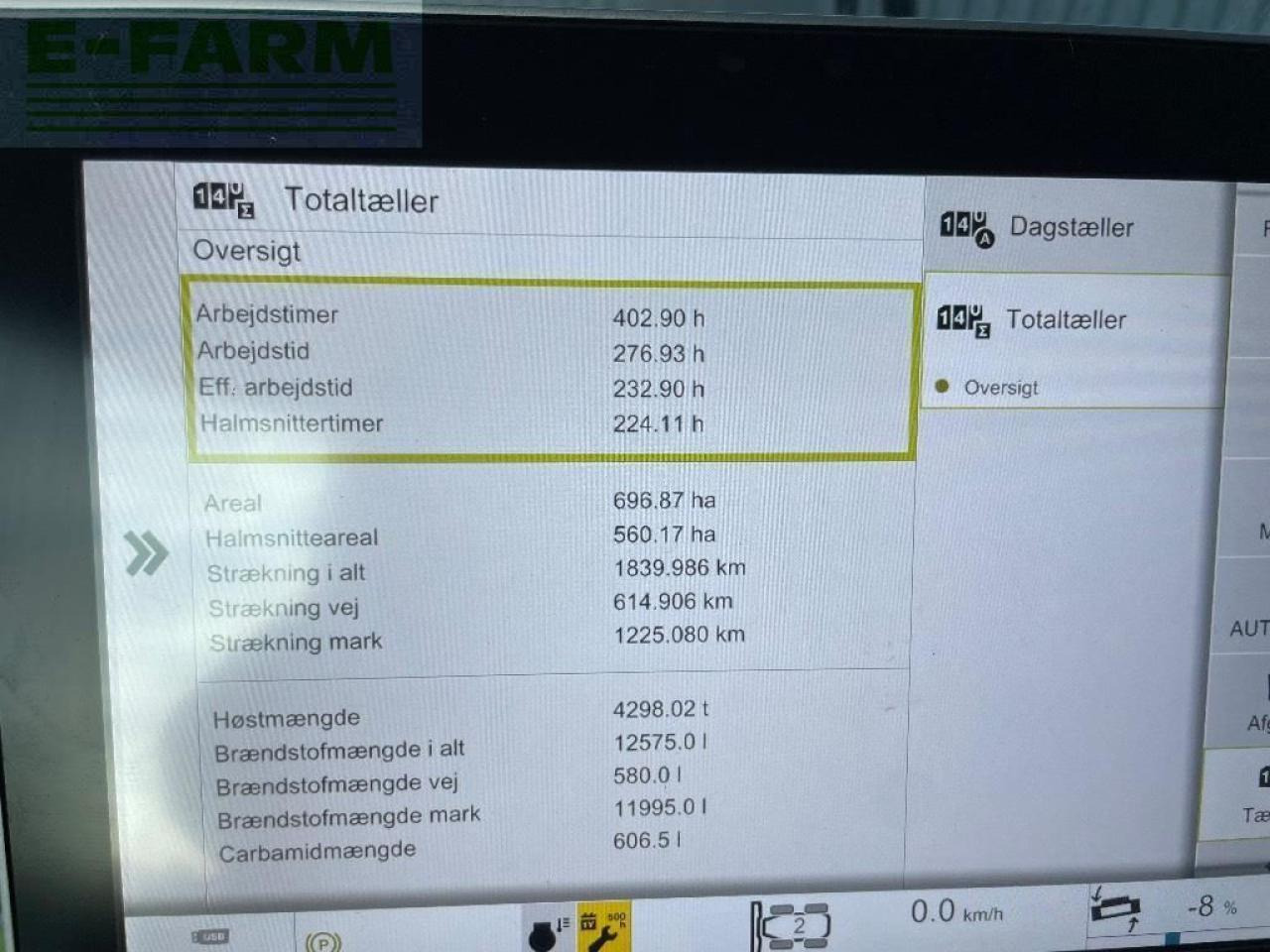 Θεριζοαλωνιστική μηχανή CLAAS lexion 6700: φωτογραφία 8