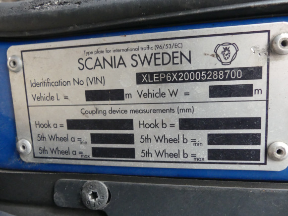 Απορριμματοφόρο REF:1252 - Camion poubelle Scania PRT (2012 - 309.548 km): φωτογραφία 9