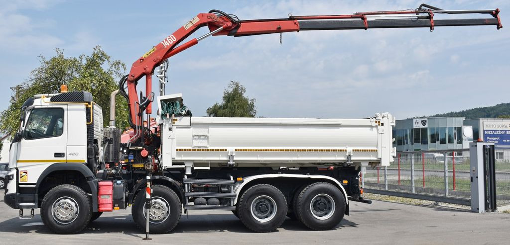 Φορτηγό ανατρεπόμενο Volvo FMX 420 Kipper 5,10m *HMF 1463 K3* 8x4 * TOP: φωτογραφία 6