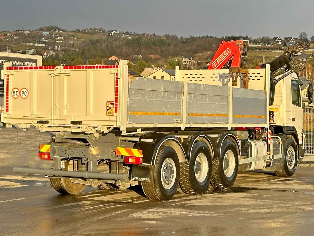 Φορτηγό με γερανό, Φορτηγό ανατρεπόμενο Volvo FMX 450 Kipper 6,50m*FASSI F215A.0.24 + FUNK*8x4: φωτογραφία 7