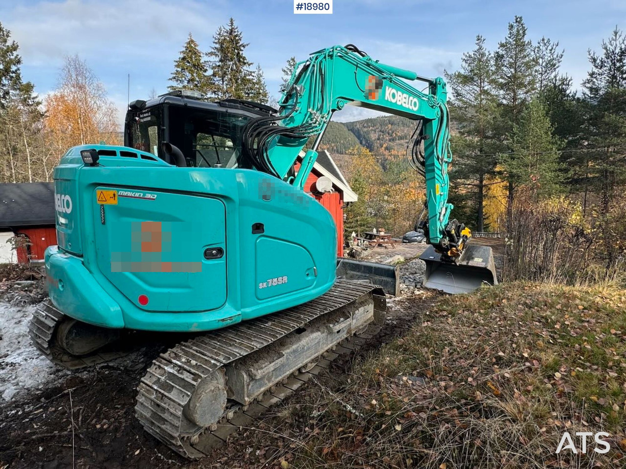 Εκσκαφέας Kobelco SK75SR-7: φωτογραφία 7