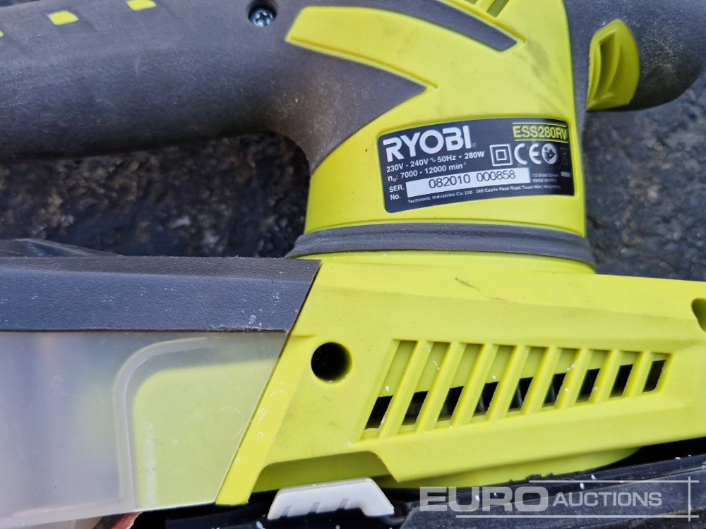 Εξοπλισμού κατασκευών Einhell Eibhell Sander 230Volt 100W, Ryobi Sander 230Volt 280W / Lijadora Eléctrica: φωτογραφία 8