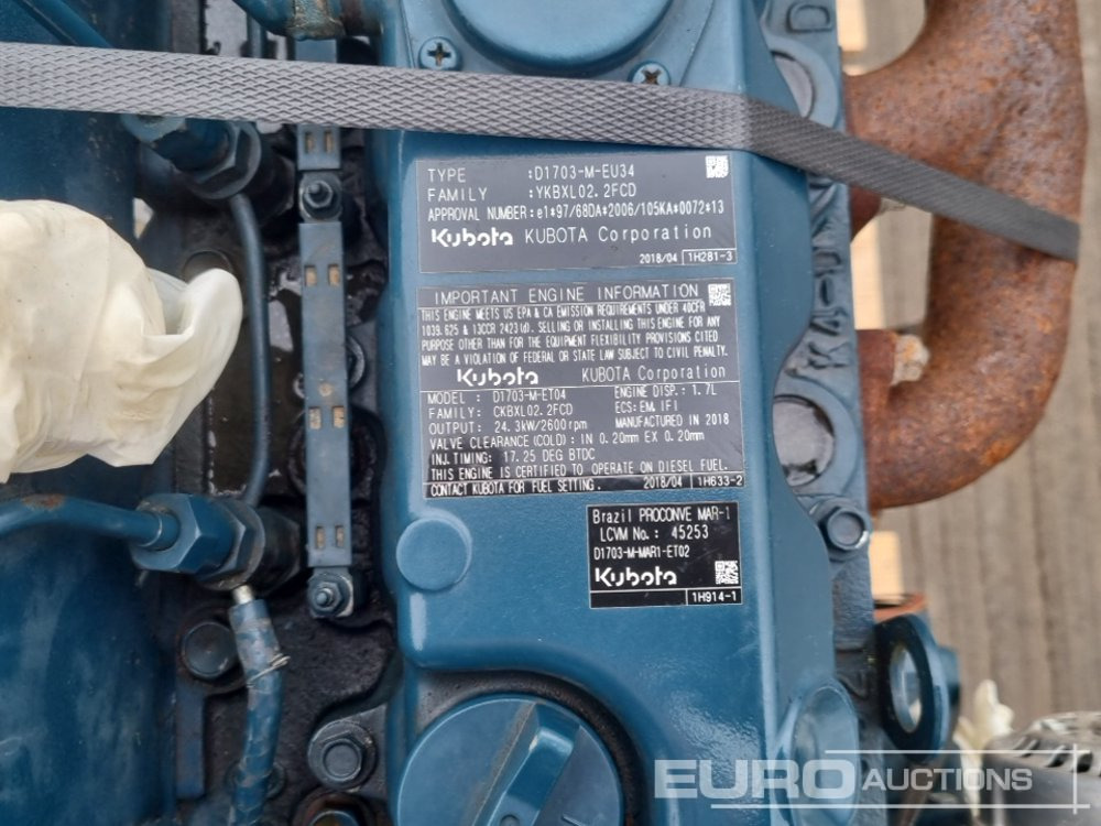 Κινητήρας Kubota 3 Cylinder Engine: φωτογραφία 11